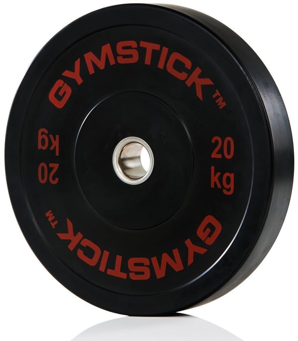 Gymstick Bumper Plate -viktplatta, 20 kg
