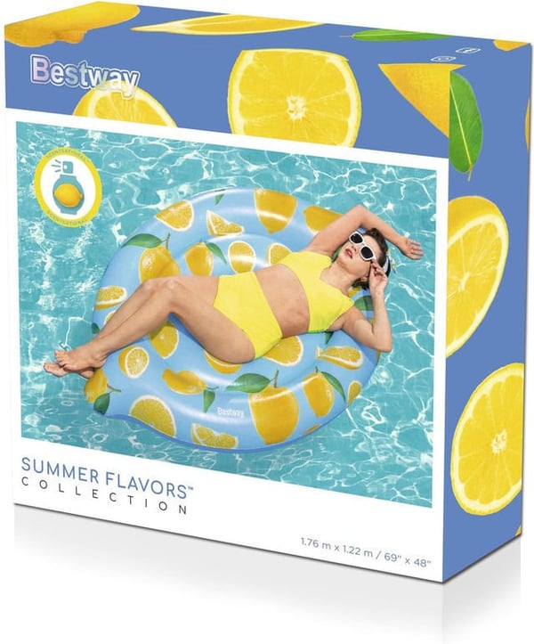 Bestway Citron - luftmadras, 176 x 122 cm