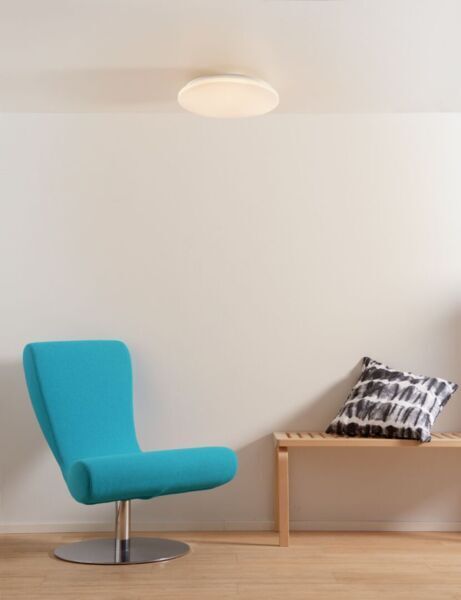 Airam Gaia Slim Round -plafond, 22W, 2700-6500K, hvid, 40 cm