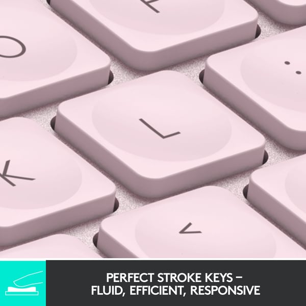 Logitech MX Keys Mini -tangentbord, rosa