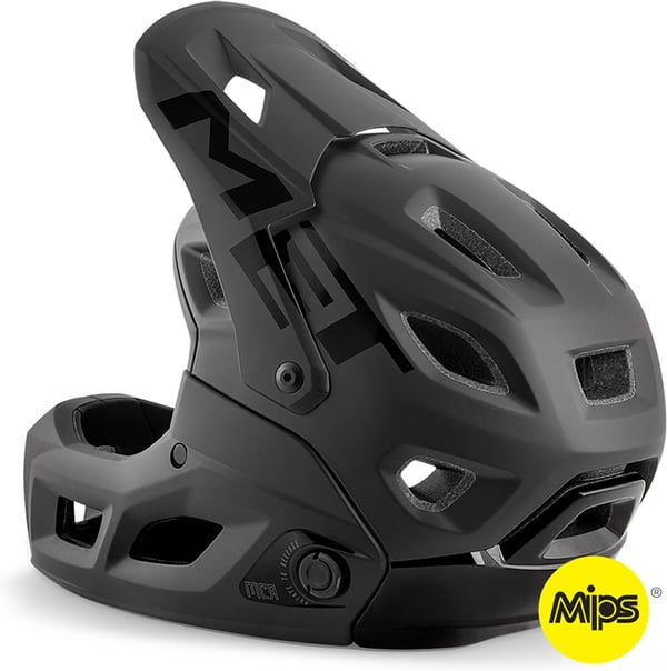 MET Parachute MCR MIPS cykelhjelm, 58-61 cm, sort