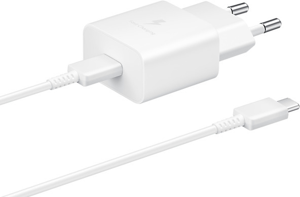 Samsung 15 W oplader, med USBCkabel, hvid