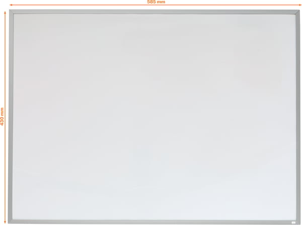 Nobo Home -whiteboard med aluminiumram, 58,5 x 43 cm