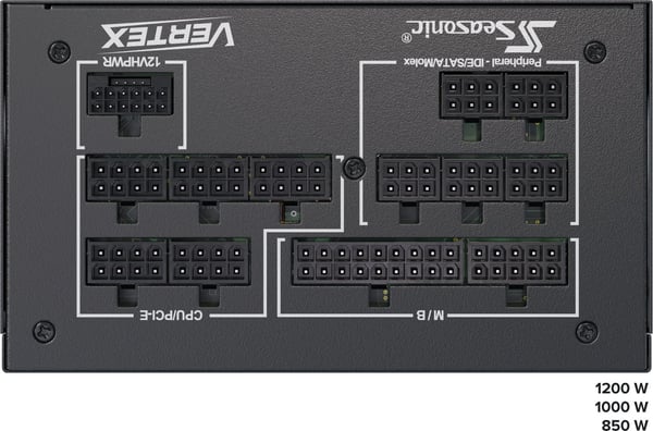 Seasonic VERTEX GX-1200 -ATX-strømforsyning, 1200 W