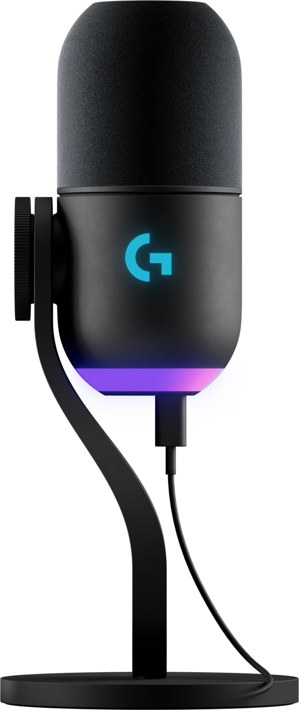 Logitech G Yeti GX USB-mikrofon, sort