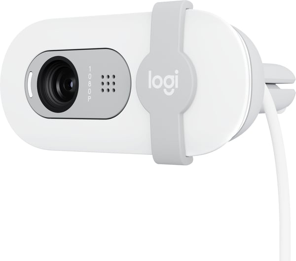 Logitech Brio 100 -webbkamera, vit