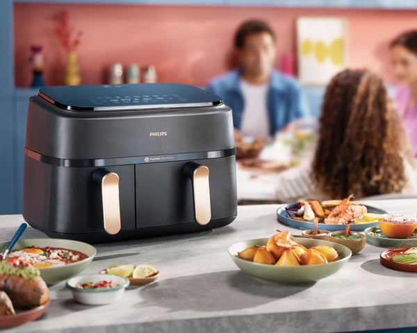 Philips 3000-serien Dubbla Korgar NA352/00 airfryer, 6,0 l & 3,0 l