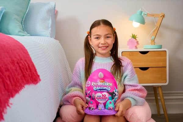 Rainbocorns Mini Eggzania - blød overraskelsesæg