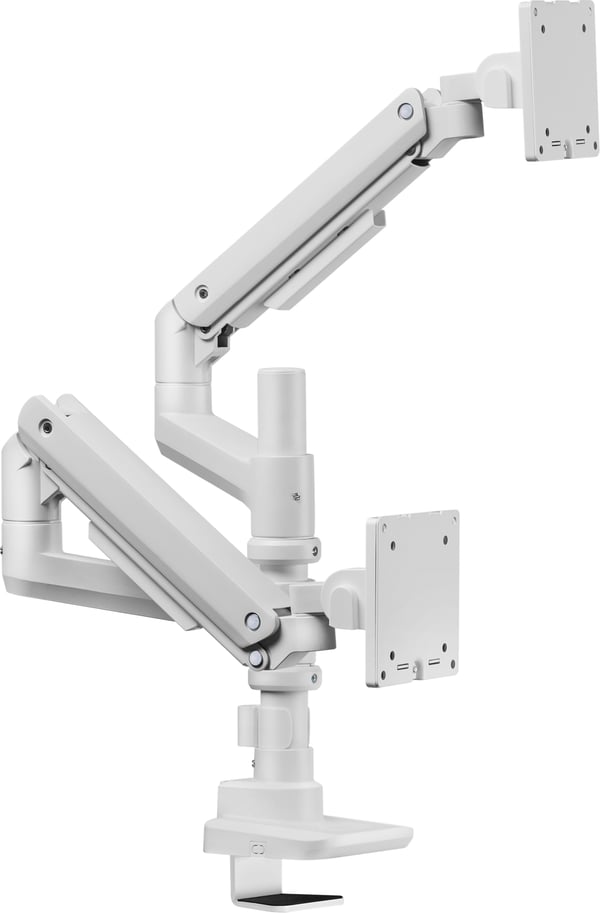 Mozi Infinity Line Dual -monitorstöds, vit