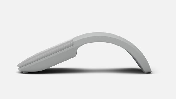 Microsoft Surface Arc Mouse -mus, ljusgrå