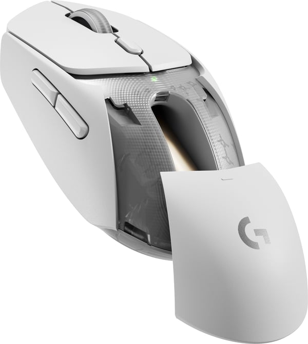 Logitech G309 LIGHTSPEED trådløs spillesmus, hvid