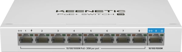 Keenetic PoE+ -9-portsswitch