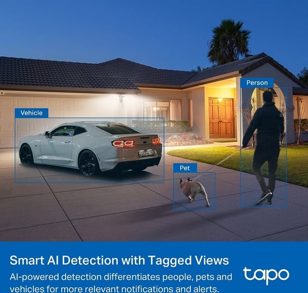TP-Link Tapo C720 övervakningskamera med strålkastare