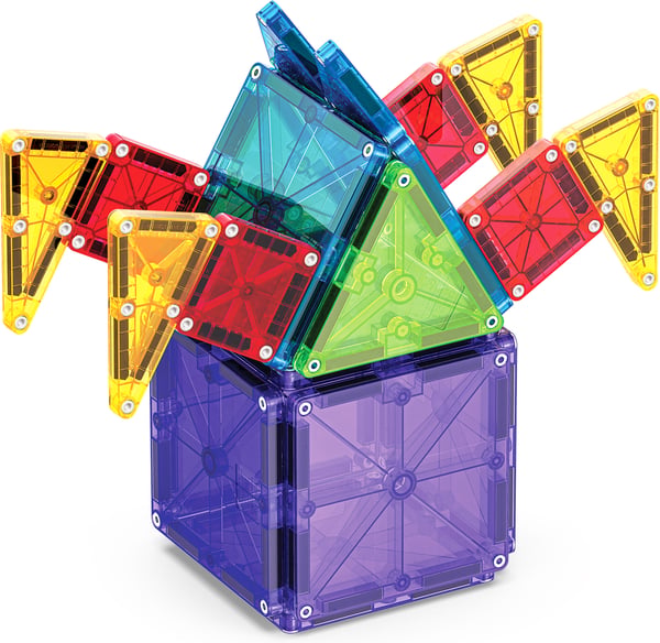 MAGNA-TILES & microMAGS Kombinations magnetbyggsats, 46 delar