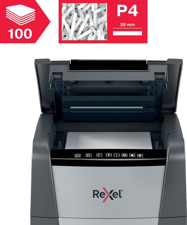 Rexel Optimum 100X automatisk papirklipper, P4