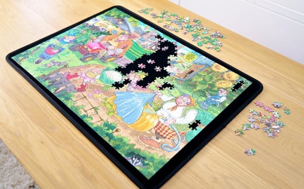 Puzzle Mates Portapuzzle Board-pusselbyggare, 500-1000 bitar