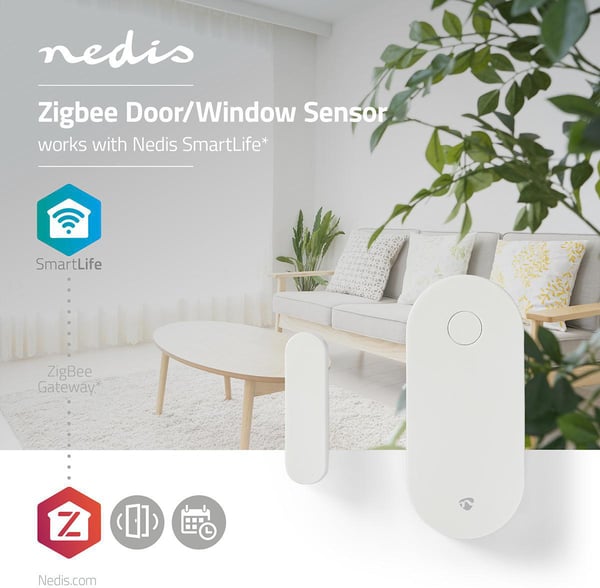 Nedis SmartLife ZBSD10WT -dør- og vinduessensor