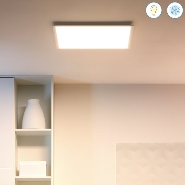 WiZ smart LED-panel, hvid, 60 x 60 cm
