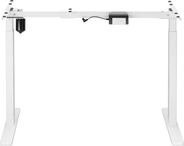 ErgoWork Compact -elstativ för elskrivbord, vit