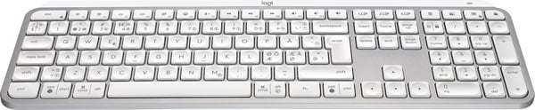 Logitech MX Keys S-tangentbord, ljusgrå