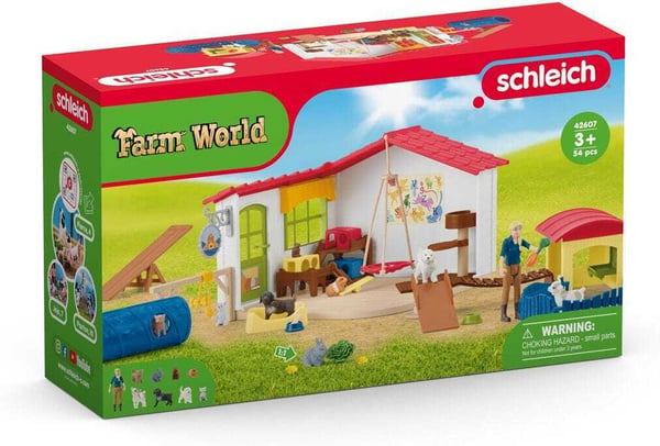Schleich Farm World 42607 Dyrehotel lege sæt