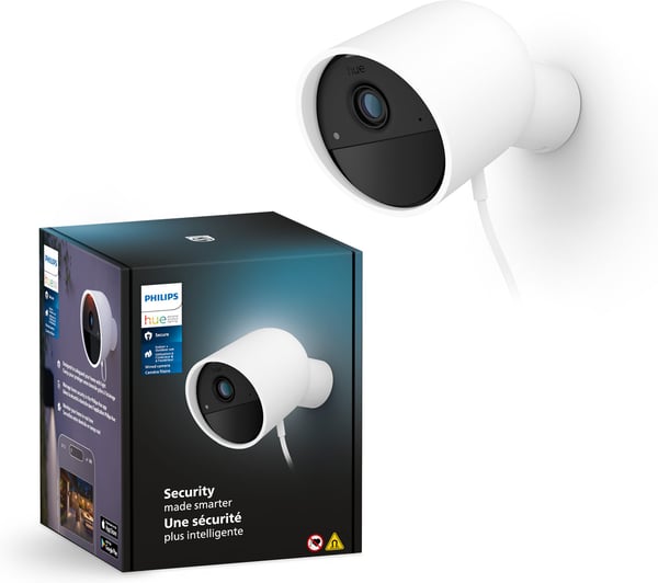 Philips Hue Secure overvågningskamera, kablet, hvid, 1 stk