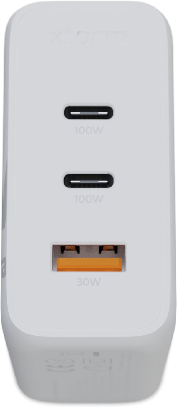 Xtorm XEC100 GaN² Ultra 100 W netværksoplader, USB-C / A