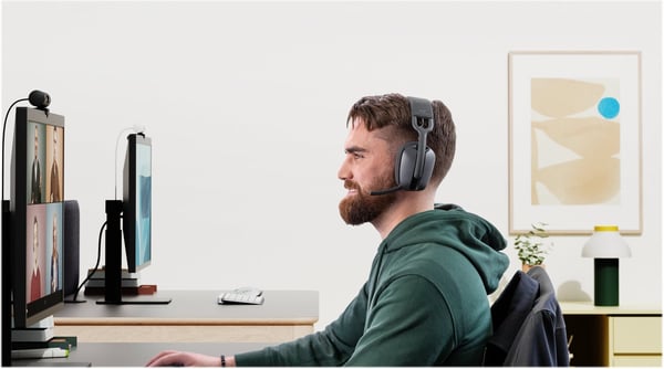 Logitech Zone Vibe Wireless trådløse hovedtelefoner, grafit