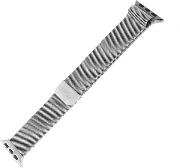 Fast mesh-armbånd til smartwatch, Apple Watch 42 / 44 / 45 / 49 mm, sølv