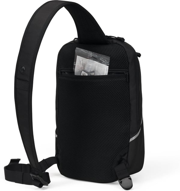 Dicota Sling Bag Reflective -axelväska, svart