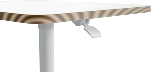 Leitz Ergo -justerbart skrivbord på hjul, liten