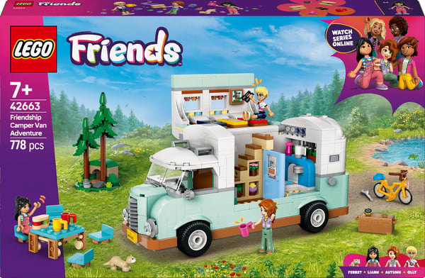 LEGO Friends 42663 – Venners eventyr med campingvogn