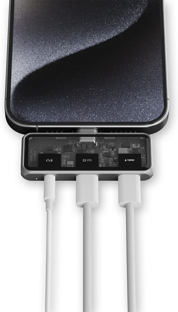 Satechi Mobile XR - USB-C-hub med lydgengivelse, stjerneskærmgrå