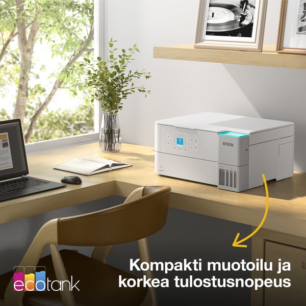 EcoTank ET-2956 multifunktionsskrivare med dubbelsidig utskrift