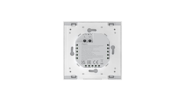Aqara Smart Väggströmbrytare H1 (utan neutral), 1-knapp, vit