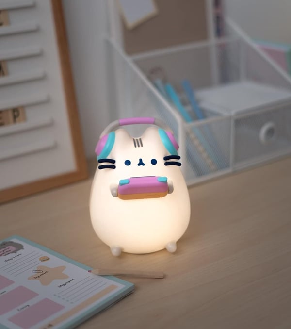 Pusheen Gamer dekorationslampa