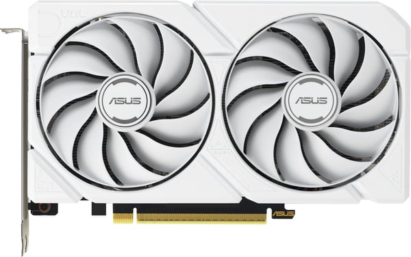 ASUS Dual Radeon RX 9060 XT 16 GB Vit Edition grafikkort