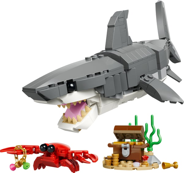 LEGO Creator 31381 Vild haj och skattkista 3-i-1