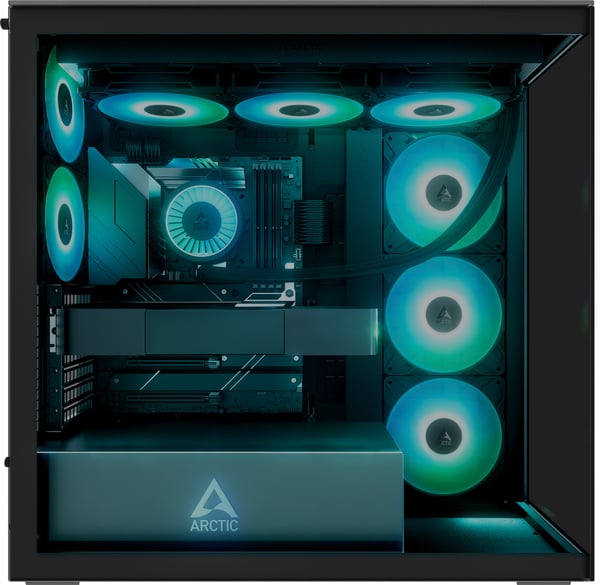 ARCTIC Xtender E-ATX-chassi, svart