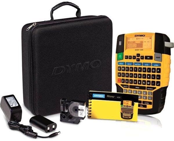 Dymo Rhino 4200 -mærkatprinter, kuffertpakke