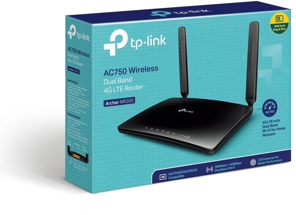 TP-LINK Archer MR200 LTE-modem och WiFi basstation