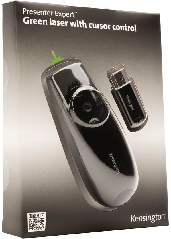 Kensington Expert Presenter, grøn laser og markørfører