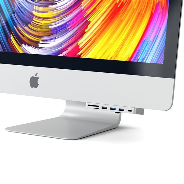 Satechi USBC Clamp Pro Hub til iMac adapter, Sølv