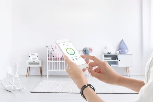 Airthings Wave Mini -inomhusluftsmätare