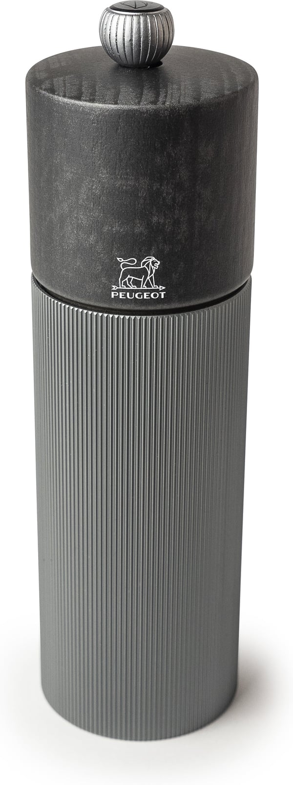 Peugeot Line Dark - peberkværn, 18 cm, træ/aluminium