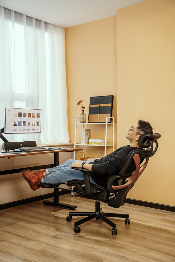 ErgoWork SpineX arbetsstol, svart