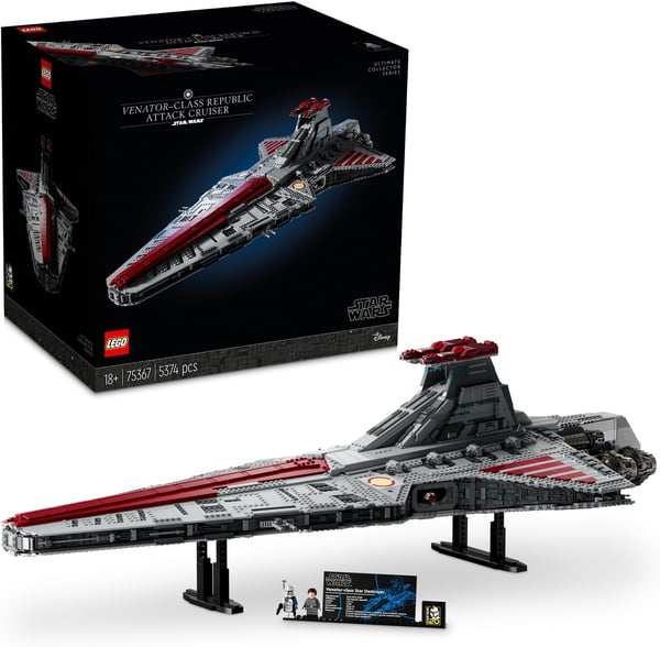 LEGO Star Wars™ Venator-Class Republic Attack Cruiser™ 75367 Byggset (5 374 delar)