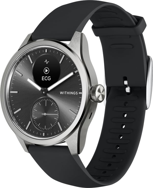 Withings Scanwatch 2 -smartklocka, 42 mm, svart Withings Scanwatch 2 -smartklocka, 42 mm, svart