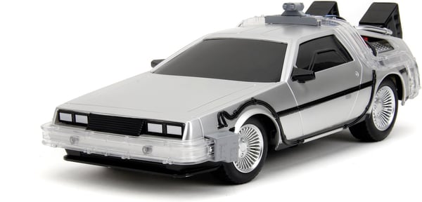 Jada Back to the Future RC Time Machine -radio-kontrolleret bil, 1:16