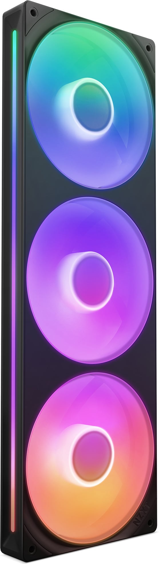 NZXT F360 RGB CORE-blæser, 3 * 120 mm, sort